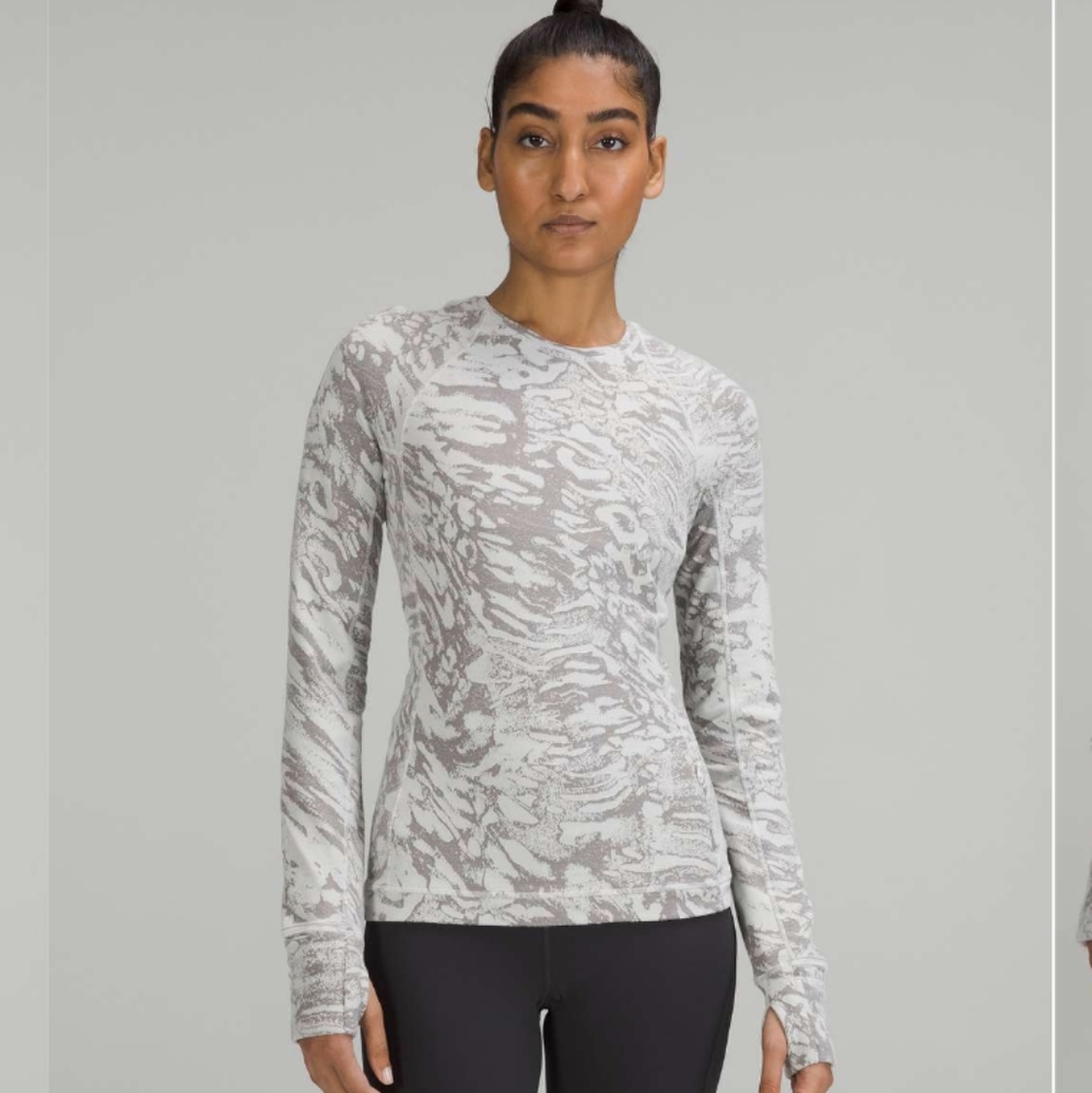 Lululemon Its Rulu Run Long Sleeve Shirt *Jacquard